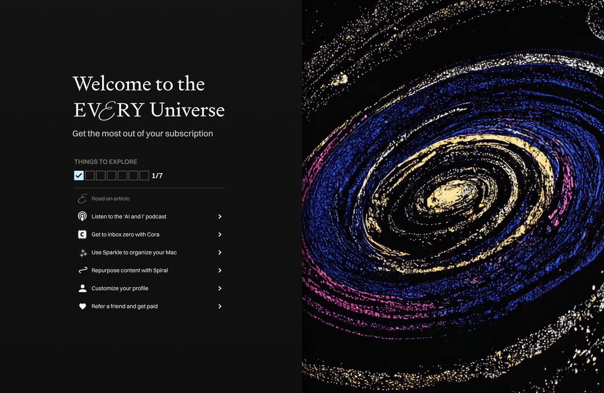 Welcome to the Every-verse checklist. Source: Victor Stepanov.