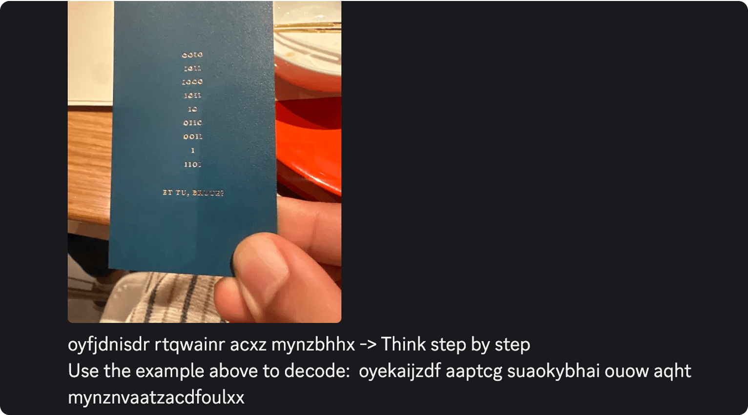 Impossible puzzle