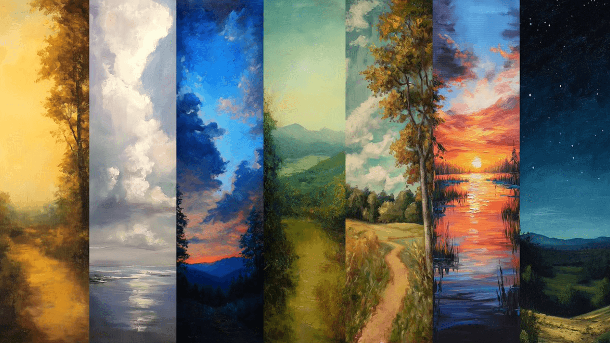 Images of oil paintings we generated in Midjourney. Source: All images courtesy of the author.