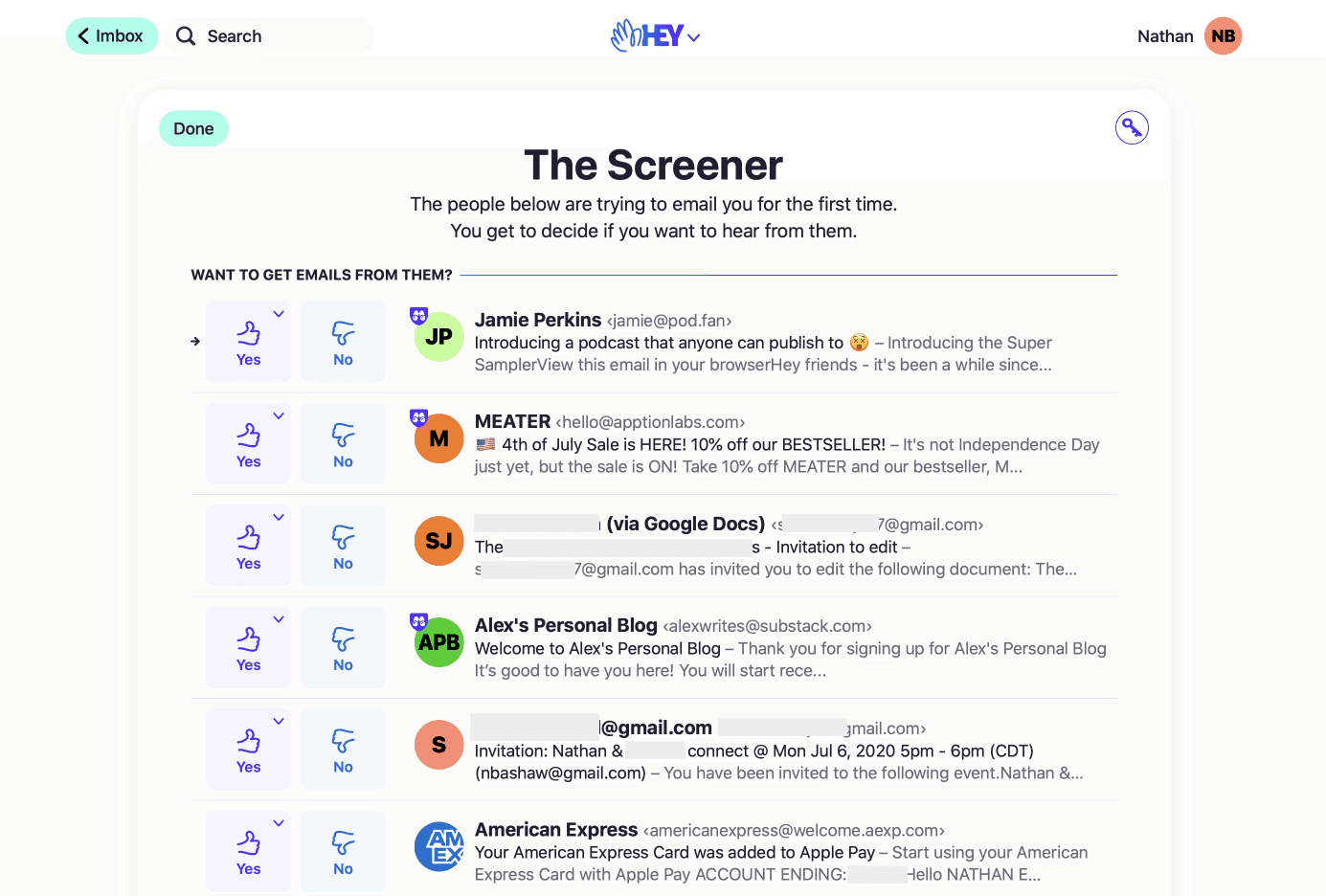 Product Case Study: HEY